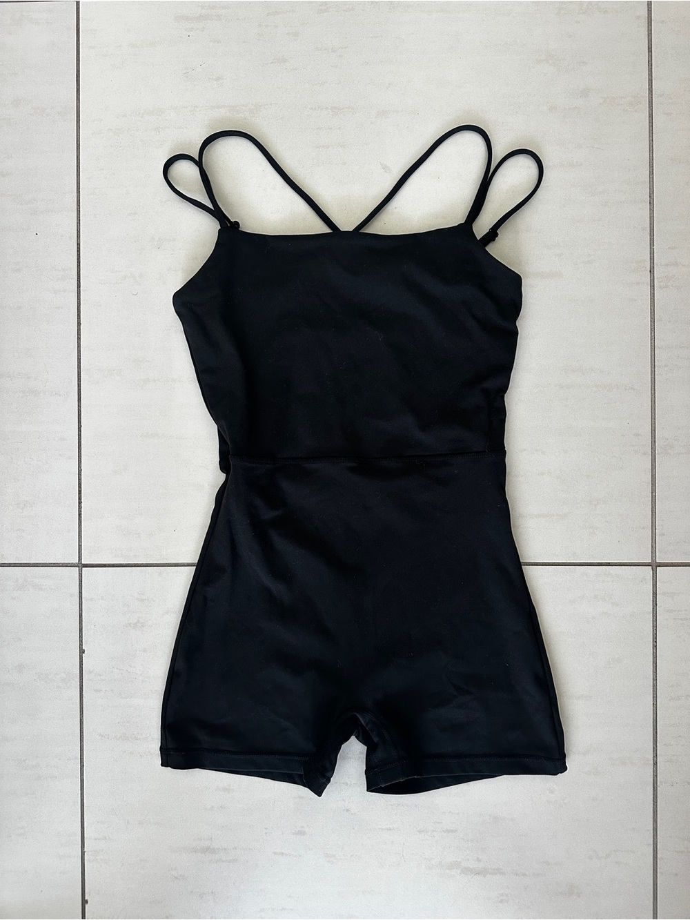 Pacsun Black Workout Onesie